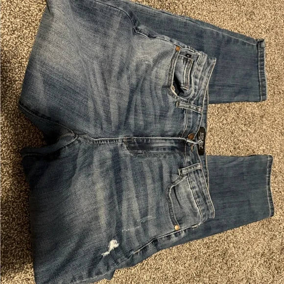 Judy Blue Women's Dark Blue Boyfriend Jeans - Picture 1 of 5